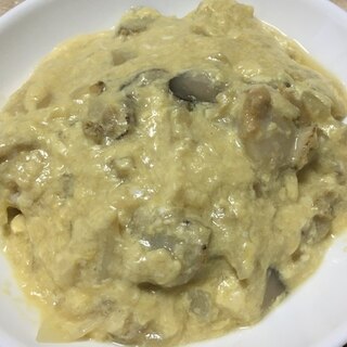 帆立のフワトロ卵とじ丼